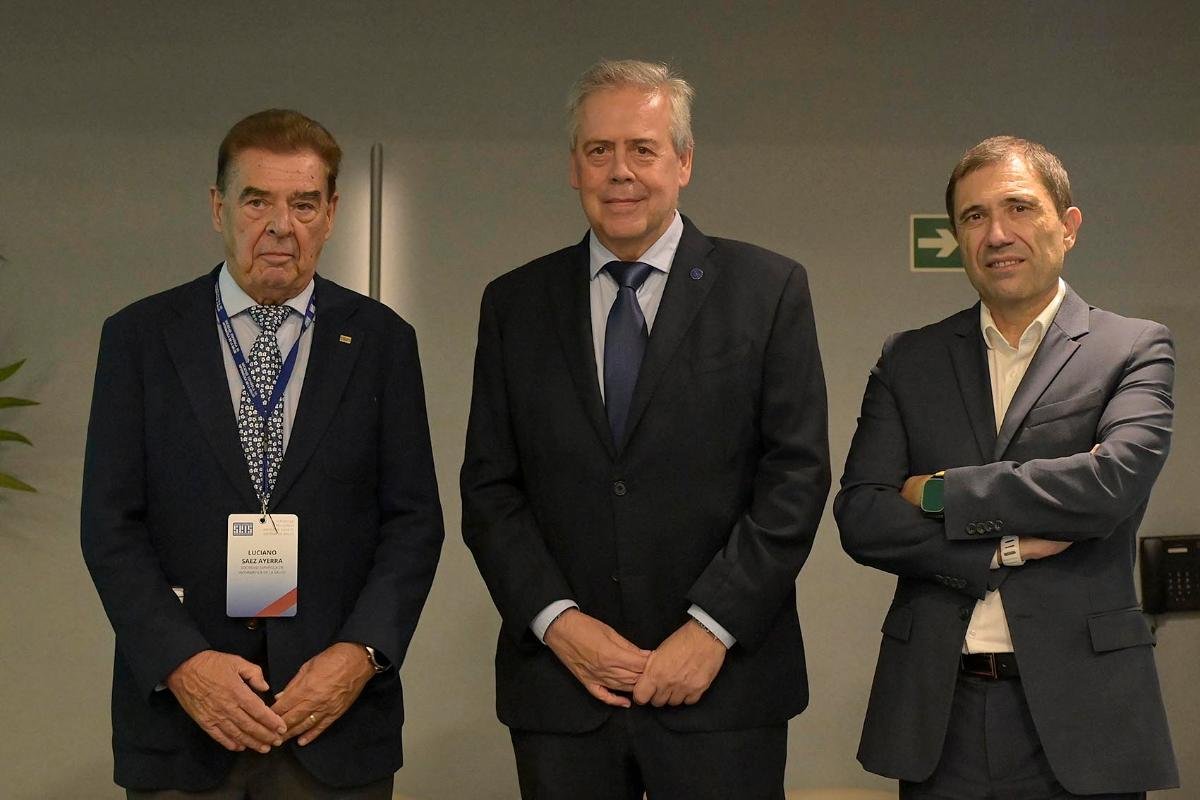 El conselleiro de Sanidade, Antonio Gómez Caamaño, en el II Foro de Intelixencia Artificial para o Sistema de Saúde en A Coruña