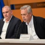 El conselleiro de Sanidade, Antonio Gómez Caamaño, en la inauguración de la jornada sobre enfermedad inflamatoria intestinal