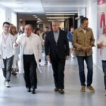 El conselleiro de Sanidade visita la nueva UCI pediátrica del HULA