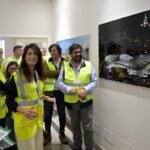 Visita institucional a la empresa Horta Coslada en Arteixo, que fabrica la estructura del viaducto de los nuevos accesos al CHUAC (foto oficial Xunta de Galicia)
